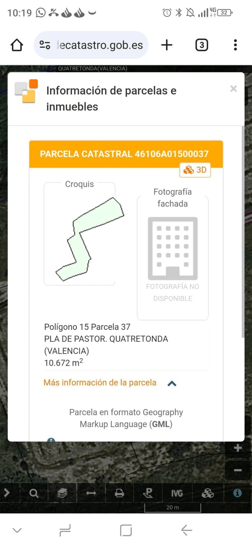 Parcela à la vente à Quatretonda, Valencia