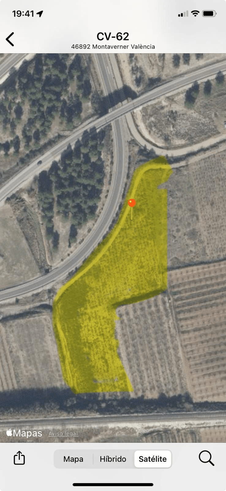 Venta parcela de viña en Montaverner-Valencia