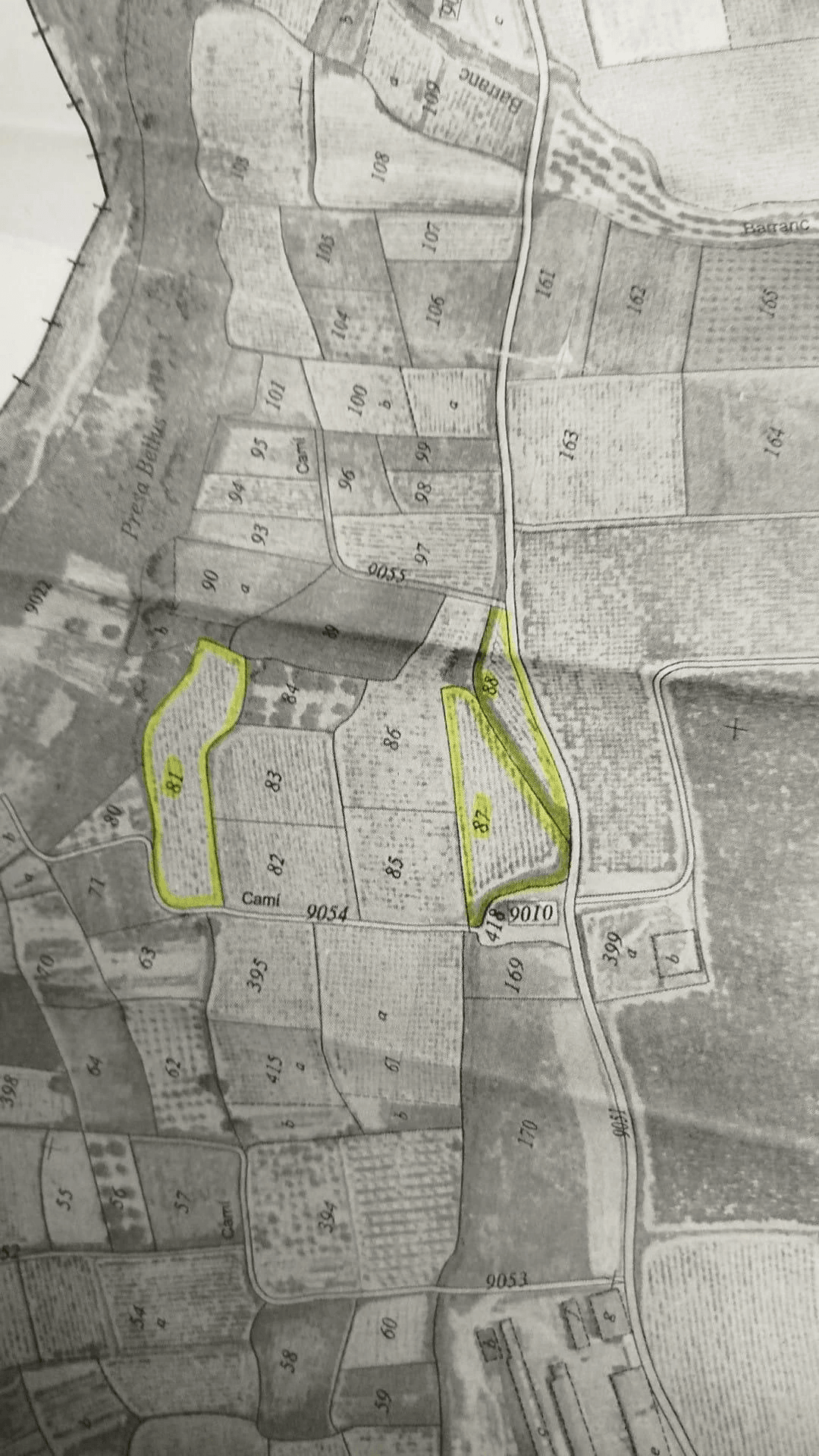 Lote de 3 terrenos (huerto) en montaverner