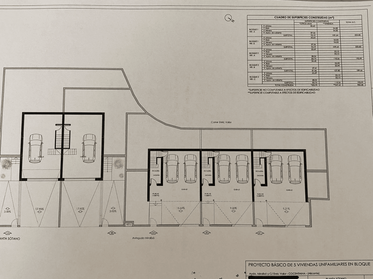 Venta de 5 Viviendas Exclusivas Adosadas y Pareadas en Cocentaina-Alicante (desde)