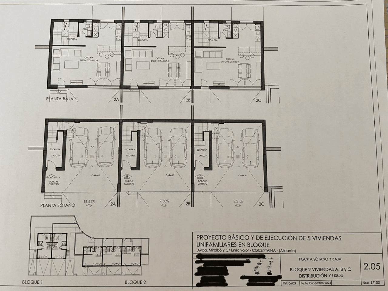 Venta de 5 Viviendas Exclusivas Adosadas y Pareadas en Cocentaina-Alicante (desde)